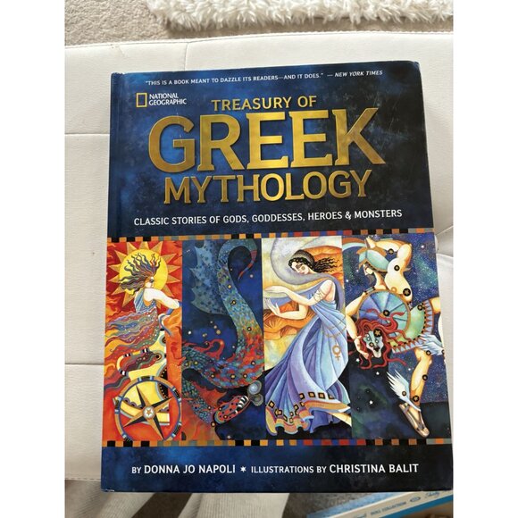 National Geo Treasury Of Greek Mythology By Donna Jo Napoli & Christina Balit - Picture 13 of 14